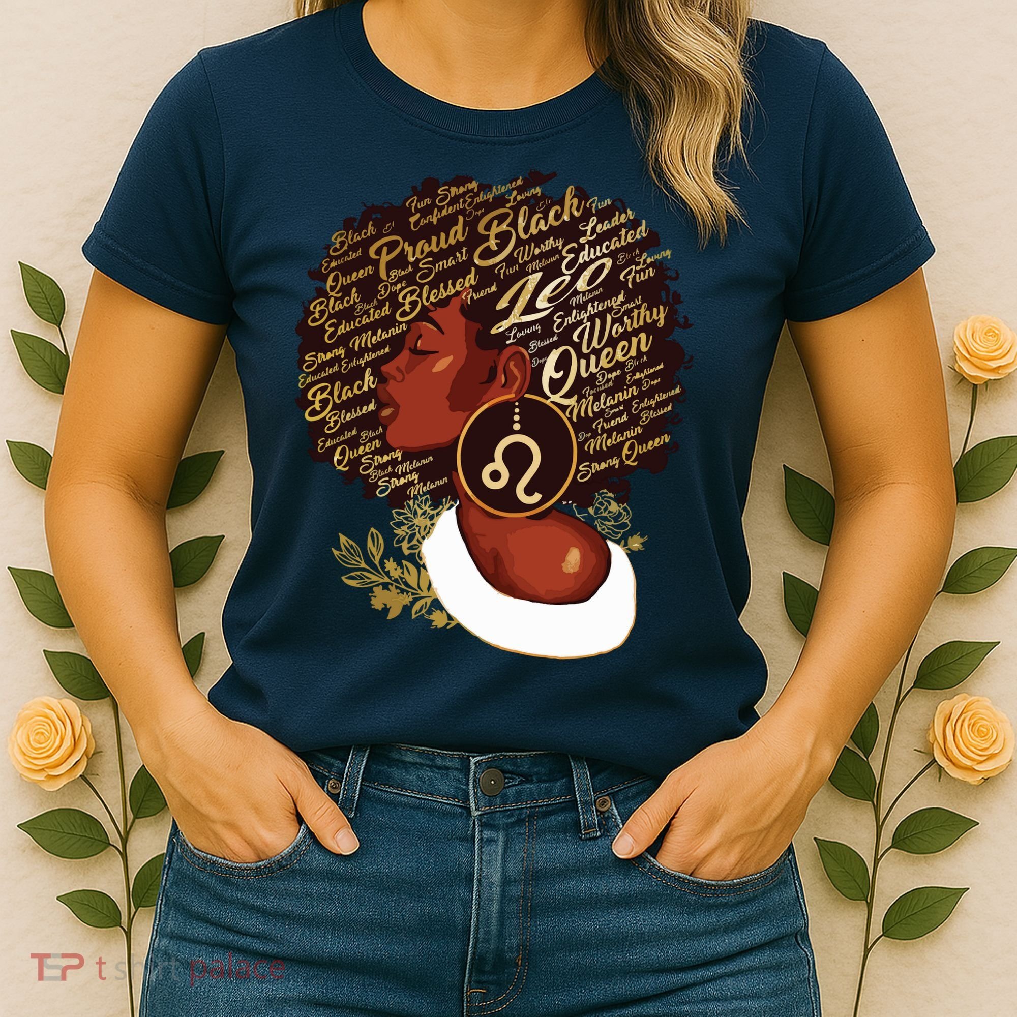 Leo Queen Sweet As Candy Birthday Gift For Black Women Women's T-Shirt
