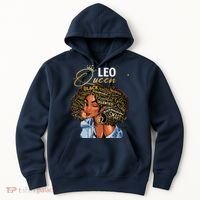 Leo Queen Sweet As Candy Birthday Gift For Black Women Hoodie thumb 0