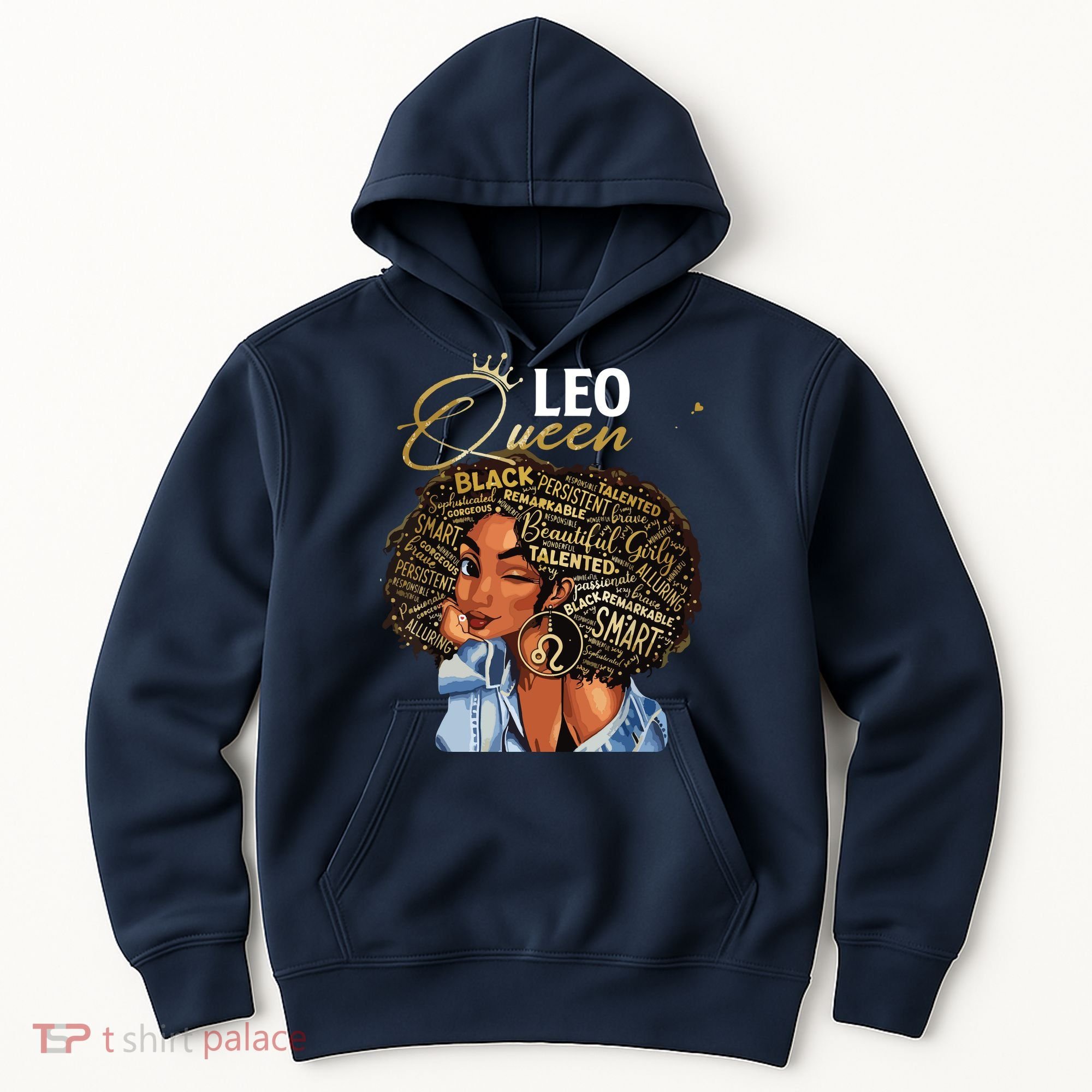 Leo Queen Sweet As Candy Birthday Gift For Black Women Hoodie