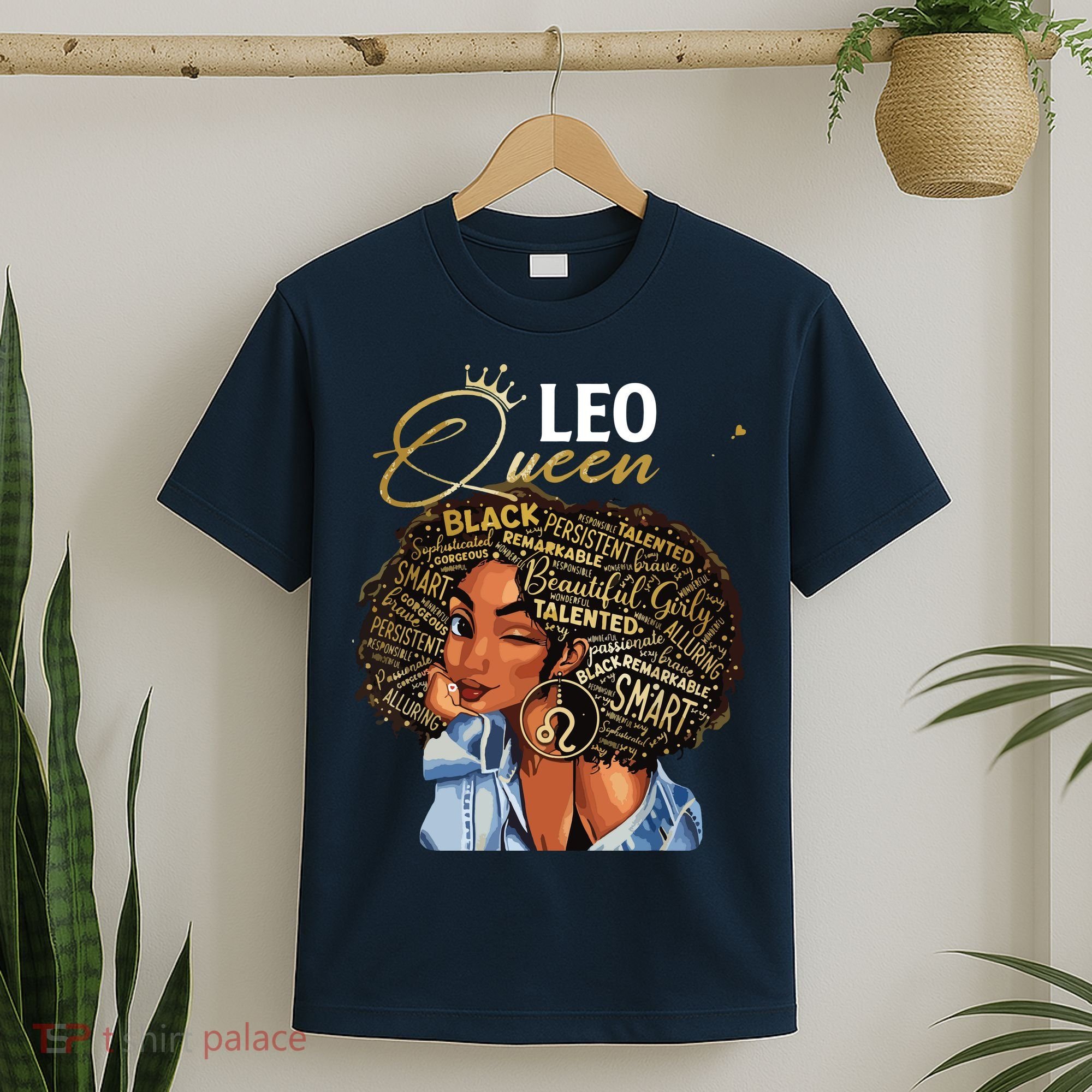 Leo Queen Sweet As Candy Birthday Gift For Black Women T-Shirt