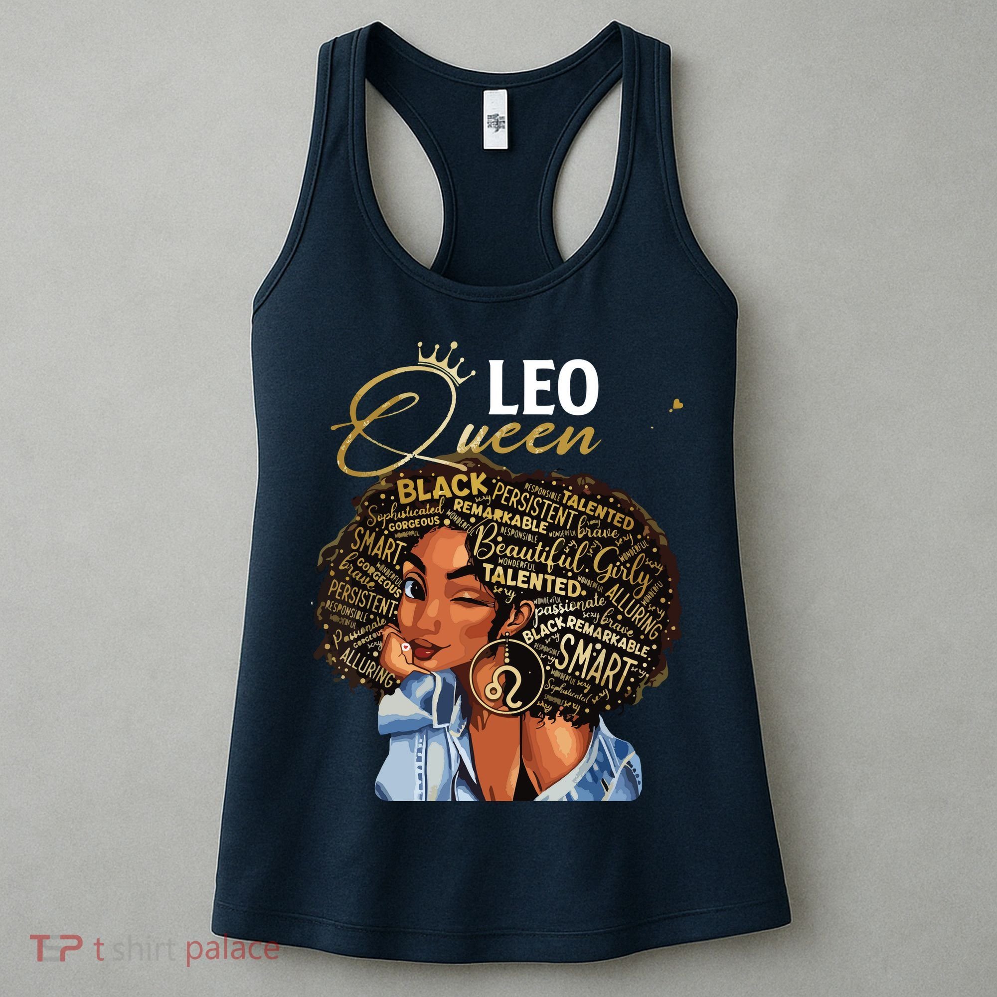 Leo Queen Sweet As Candy Birthday Gift For Black Women Women's Tank Top