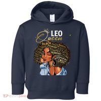 Leo Queen Sweet As Candy Birthday Gift For Black Women Toddler Hoodie thumb 0