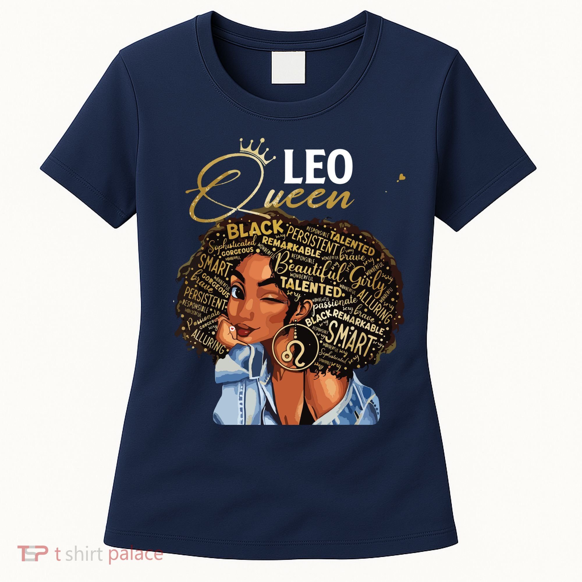 Leo Queen Sweet As Candy Birthday Gift For Black Women Women's T-Shirt