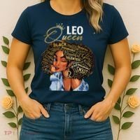 Leo Queen Sweet As Candy Birthday Gift For Black Women Women's T-Shirt thumb 2
