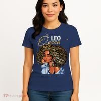 Leo Queen Sweet As Candy Birthday Gift For Black Women Women's T-Shirt thumb 4