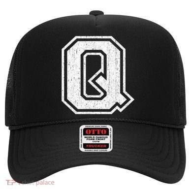 Letter Q Shirt Capital Alphabet Varsity Distressed Monogram Hat