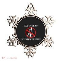 Lab Rule 1 Never Lick The Spoon Funny Science Chemistry Ornament thumb 0