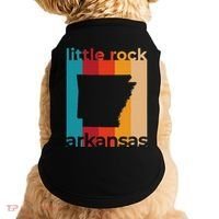 Little Rock Arkansas Retro Cutout Ar Souvenir Doggie Tank thumb 0