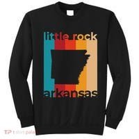 Little Rock Arkansas Retro Cutout Ar Souvenir Sweatshirt thumb 0