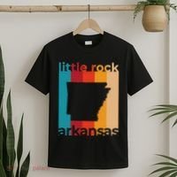Little Rock Arkansas Retro Cutout Ar Souvenir T-Shirt thumb 2