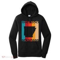 Little Rock Arkansas Retro Cutout Ar Souvenir Women's Hoodie thumb 0