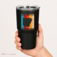 Little Rock Arkansas Retro Cutout Ar Souvenir Tumbler thumb 2