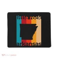 Little Rock Arkansas Retro Cutout Ar Souvenir Mousepad thumb 0
