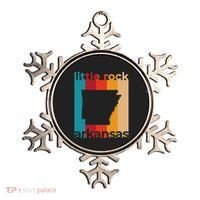 Little Rock Arkansas Retro Cutout Ar Souvenir Ornament thumb 0