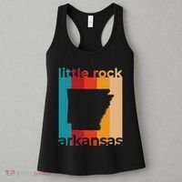 Little Rock Arkansas Retro Cutout Ar Souvenir Women's Tank Top thumb 3
