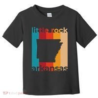 Little Rock Arkansas Retro Cutout Ar Souvenir Toddler T-Shirt thumb 0