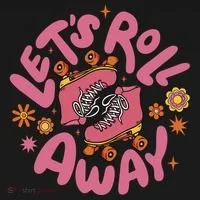 Let's Roll Away Skate Bucket Hat thumb 4