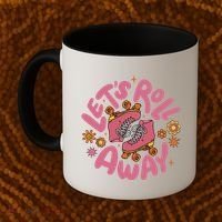Let's Roll Away Skate Coffee Mug thumb 2