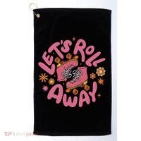 Let's Roll Away Skate Golf Towel thumb 0