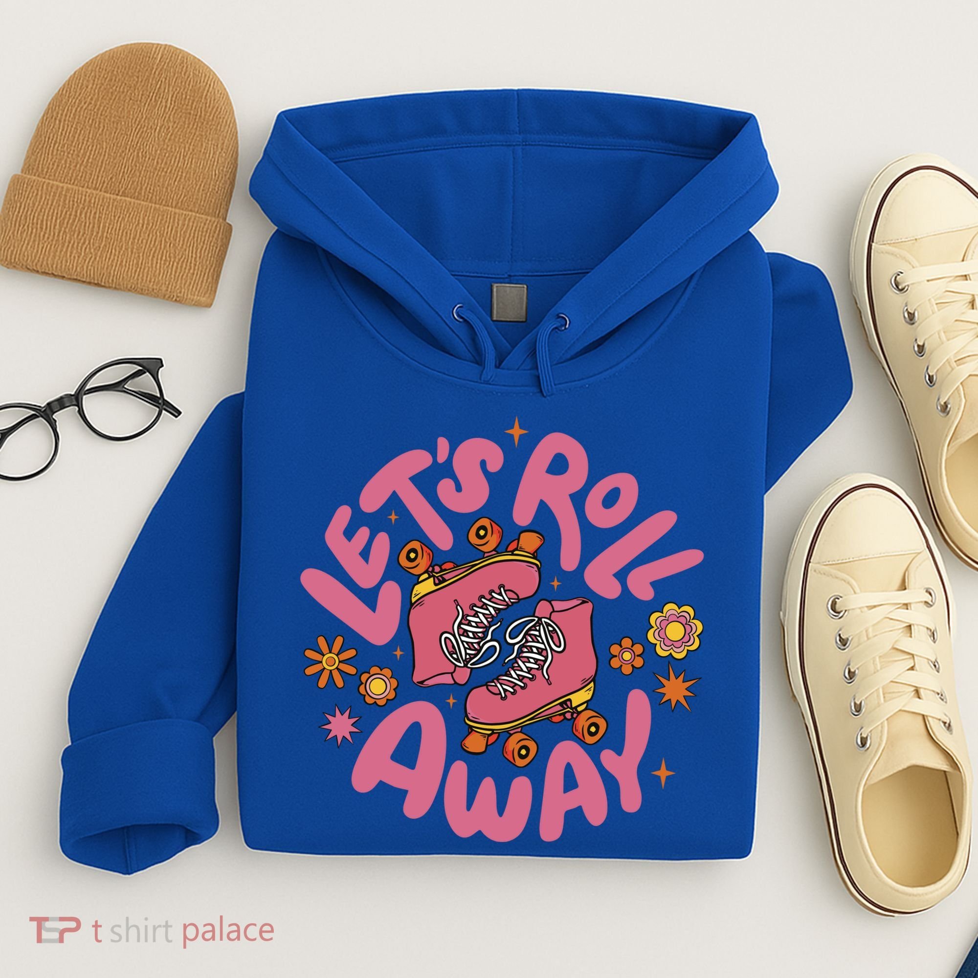 Let's Roll Away Skate Hoodie