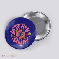 Let's Roll Away Skate Button thumb 0