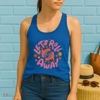 Let's Roll Away Skate Women's Tank Top thumb 2