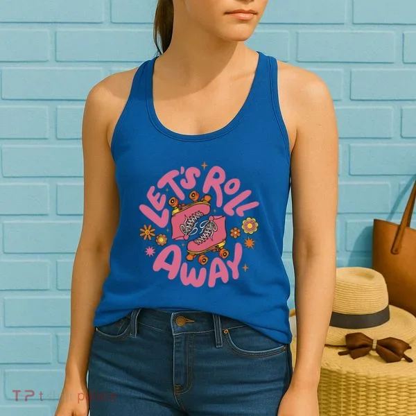Let's Roll Away Skate Women's Tank Top