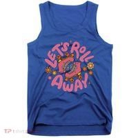 Let's Roll Away Skate Tank Top thumb 0