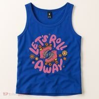 Let's Roll Away Skate Tank Top thumb 2