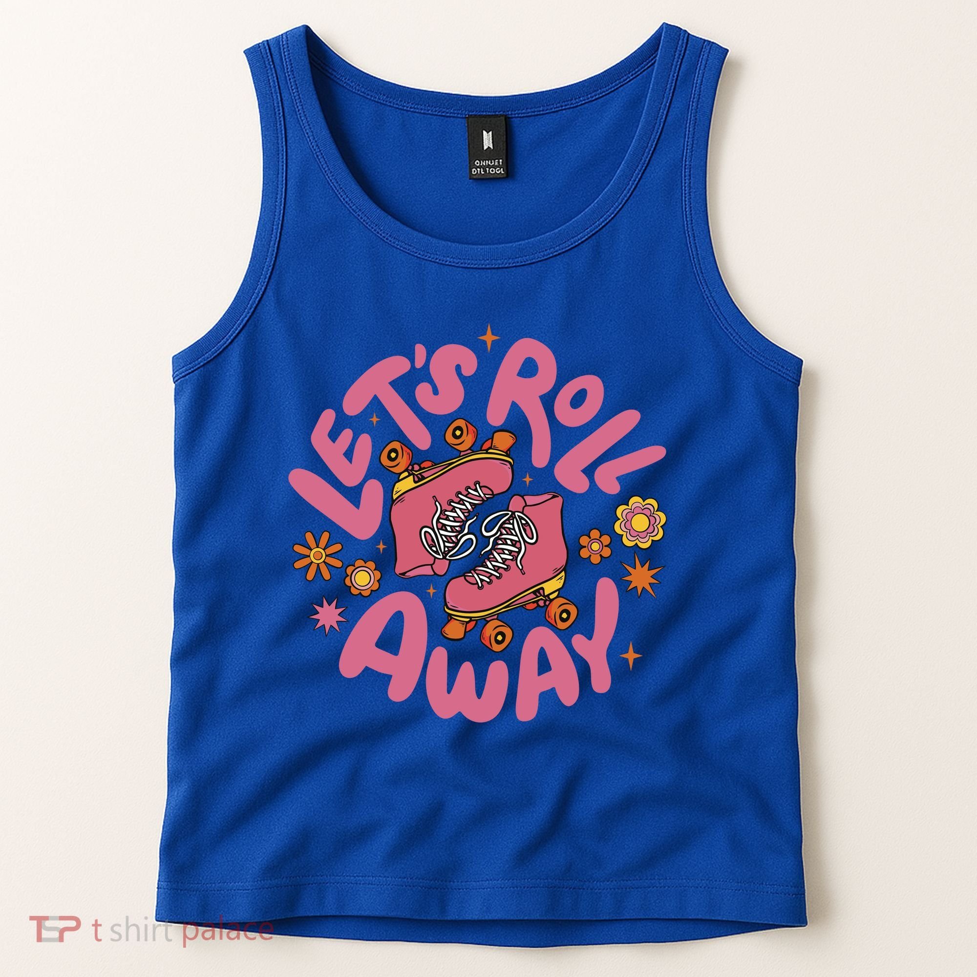 Let's Roll Away Skate Tank Top