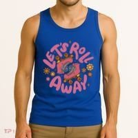 Let's Roll Away Skate Tank Top thumb 3