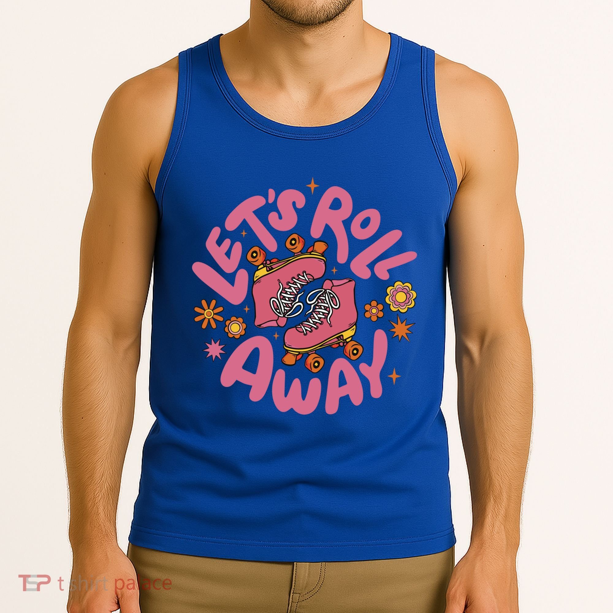 Let's Roll Away Skate Tank Top