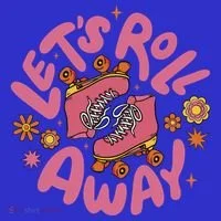 Let's Roll Away Skate Kids Long Sleeve Shirt thumb 2