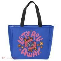 Let's Roll Away Skate Tote Bag thumb 0