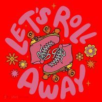 Let's Roll Away Skate Santa Hat thumb 1