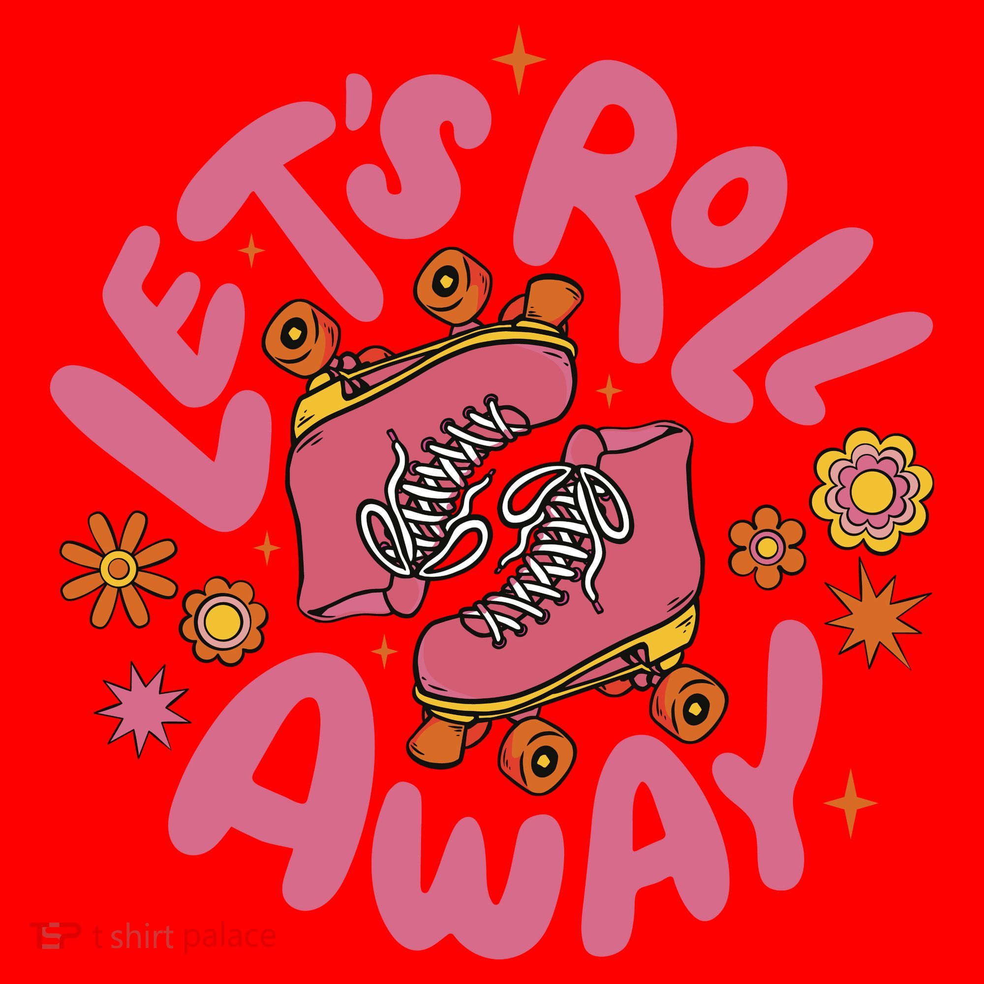 Let's Roll Away Skate Santa Hat