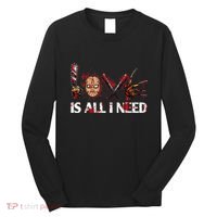 Love Retro All I Funny Need Halloween Scary Horror Movies Long Sleeve Shirt thumb 0
