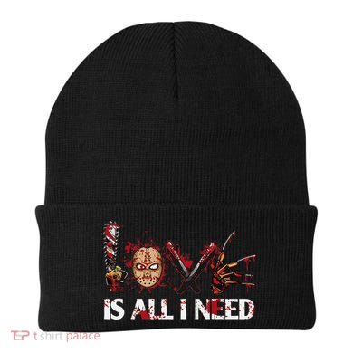 Love Retro All I Funny Need Halloween Scary Horror Movies Beanie