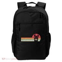 Llama Retro Alpaca Gift Backpack thumb 0