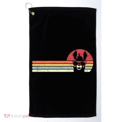 Llama Retro Alpaca Gift Golf Towel