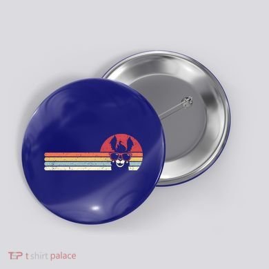 Llama Retro Alpaca Gift Button