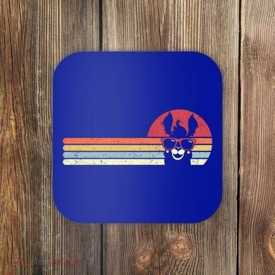 Llama Retro Alpaca Gift Coaster