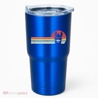 Llama Retro Alpaca Gift Tumbler thumb 0