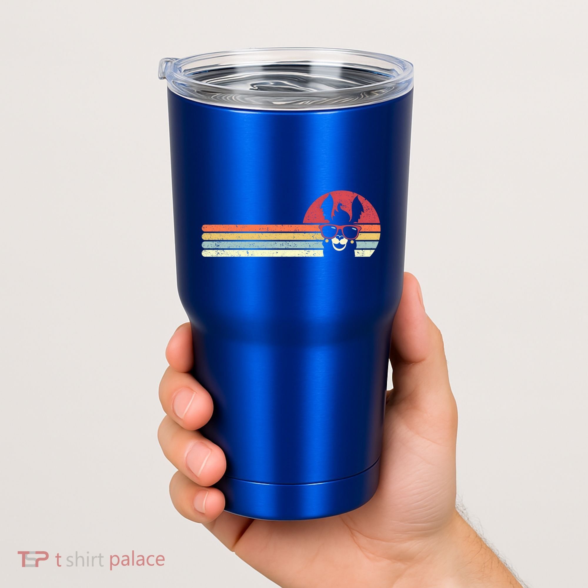 Llama Retro Alpaca Gift Tumbler