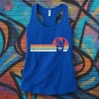 Llama Retro Alpaca Gift Women's Tank Top thumb 3