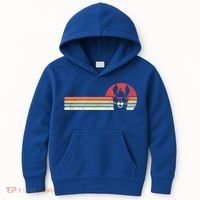 Llama Retro Alpaca Gift Kids Hoodie thumb 0