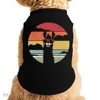 Llama Retro Alpaca Cool Gift Doggie Tank thumb 0