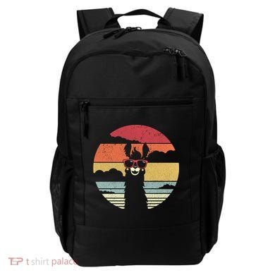 Llama Retro Alpaca Cool Gift Backpack