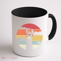Llama Retro Alpaca Cool Gift Coffee Mug thumb 1