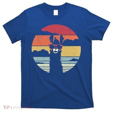 Llama Retro Alpaca Cool Gift T-Shirt